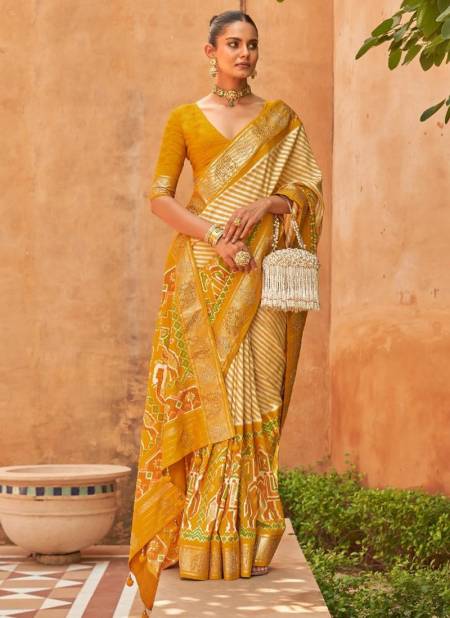 Yellow Colour NALANDA 2 REWAA New Latest Designer Exclusive Smooth Silk Saree Collection 560